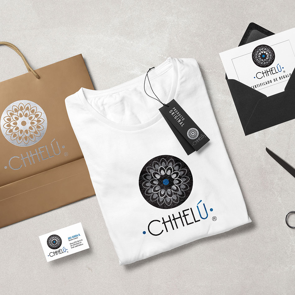 Diseño Logo e Identidad corporativa CHHELÚ